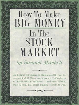 cover image of How to Make Big Money in the Stock Market